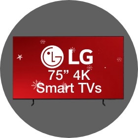 Big Savings 75 Inch LG 4K Smart TVs